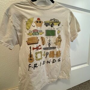Gildan Kids T-Shirt - Cream with Friends Graphic